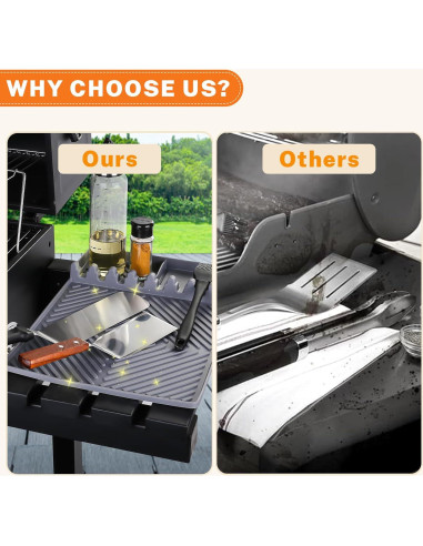 Alfombrilla Lateral de Silicona Blackstone 3 en 1 - 40.6x29.2cm