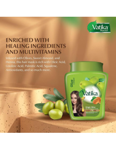 Mascarilla Capilar Hidratante Dabur Vatika Oliva 500g 2
