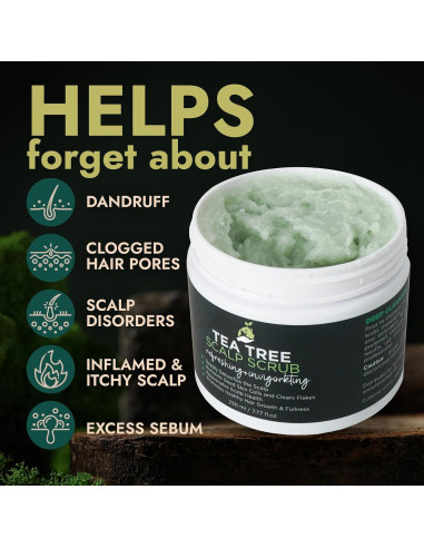 Exfoliante para Cuero Cabelludo Terramed 256g - Antifúngico