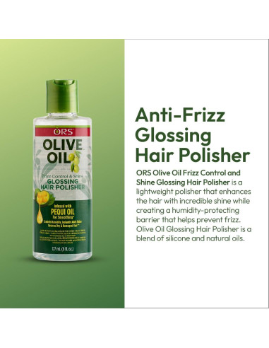 Pulidor de Cabello Anti-Frizz ORS con Aceite de Oliva 170g - 4 Unidades