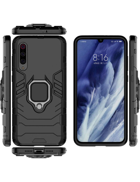 Funda Bumper Doble Capa LuluMain para Xiaomi Mi 9 Pro - Negro Funda Bumper Doble Capa LuluMain para Xiaomi Mi 9 Pro - Negro