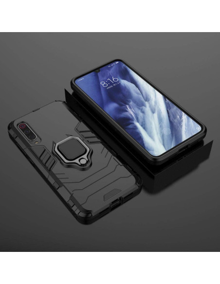 Funda Bumper Doble Capa LuluMain para Xiaomi Mi 9 Pro - Negro Funda Bumper Doble Capa LuluMain para Xiaomi Mi 9 Pro - Negro