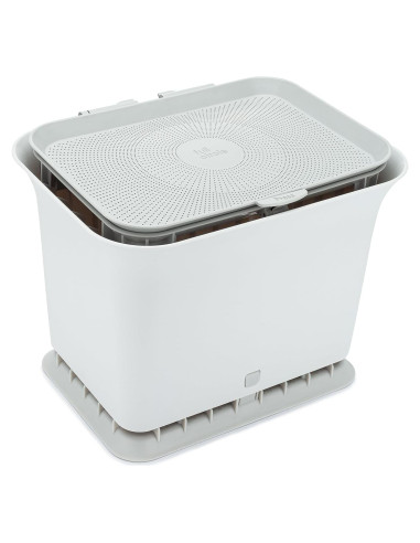 Contenedor de Compostaje de Cocina Full Circle 5.68L Gris