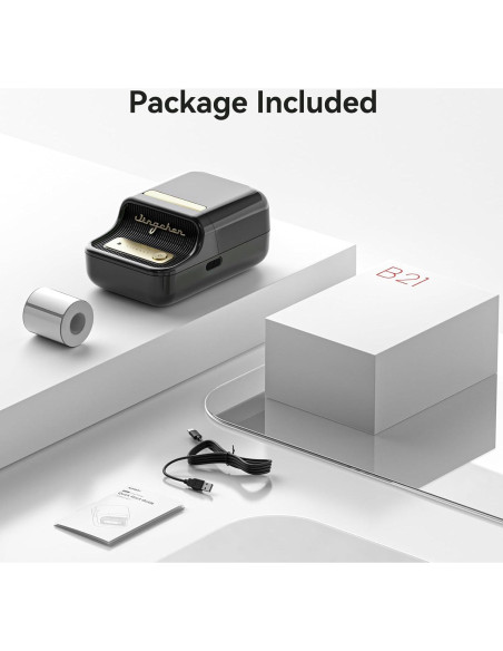 Impresora de Etiquetas Bluetooth NIIMBOT B21 Portátil 0.56 kg Impresora de Etiquetas Bluetooth NIIMBOT B21 Portátil 0.56 kg