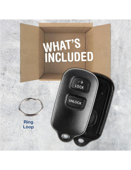 Cubierta de Llave KeylessOption para Toyota 2000-2008, 3 Botones Cubierta de Llave KeylessOption para Toyota 2000-2008, 3 Botones