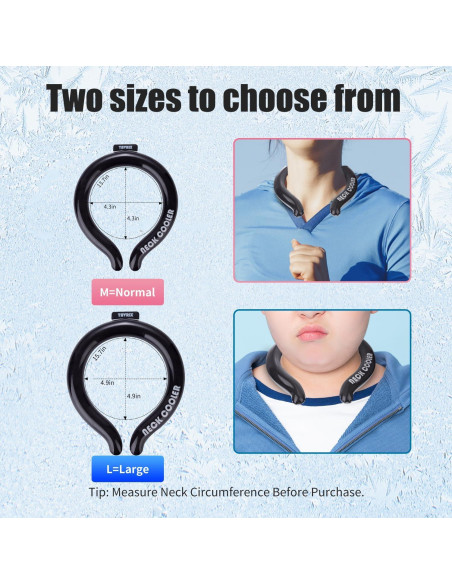 Tubo de Enfriamiento para Cuello TAVRIX Negro M - Alivio Instantáneo Tubo de Enfriamiento para Cuello TAVRIX Negro M - Alivio Instantáneo