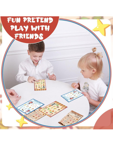 3 Cuadernos de Juego de Imaginación para Niños - SHIQIKEJIPTY