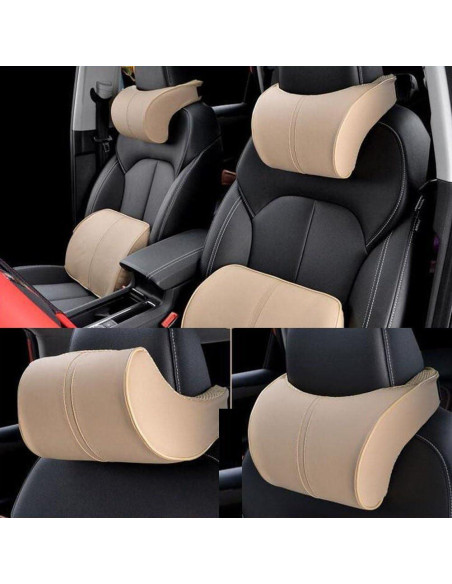 Almohada de Soporte para Cuello HomDSim Beige Ajustable Almohada de Soporte para Cuello HomDSim Beige Ajustable