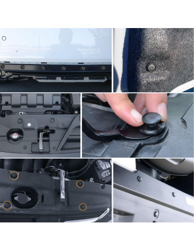 Nilight 101 Clips Sujetadores de Parachoque y Protector