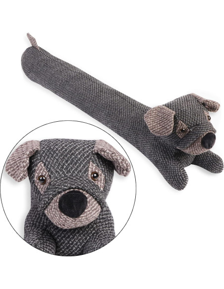 Tope de puerta decorativo de perro CERAYOU 1.3kg gris oscuro Tope de puerta decorativo de perro CERAYOU 1.3kg gris oscuro