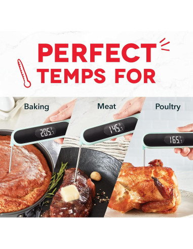 Termómetro de Carne Dash Precision Impermeable LCD 250C