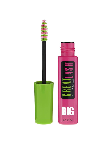Máscara Lavable Maybelline Great Lash BIG 10 ml Negro Máscara Lavable Maybelline Great Lash BIG 10 ml Negro