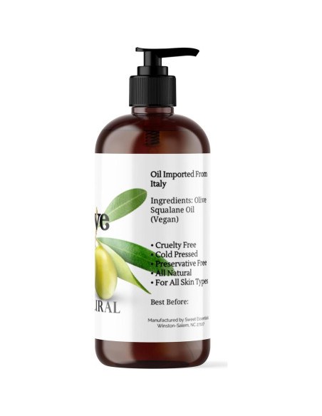 Aceite de Esqualano Orgánico Puro 473ml Sweet Essentials Aceite de Esqualano Orgánico Puro 473ml Sweet Essentials