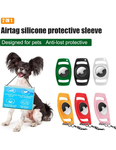 Soporte Funda Protectora para Airtag MEOW MEN 4 Pack Multiusos