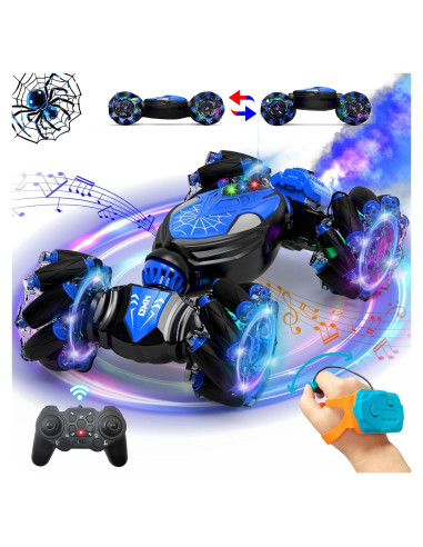 Coche de Control Remoto Acrobático 4WD SHANTOU Azul 25.99cm