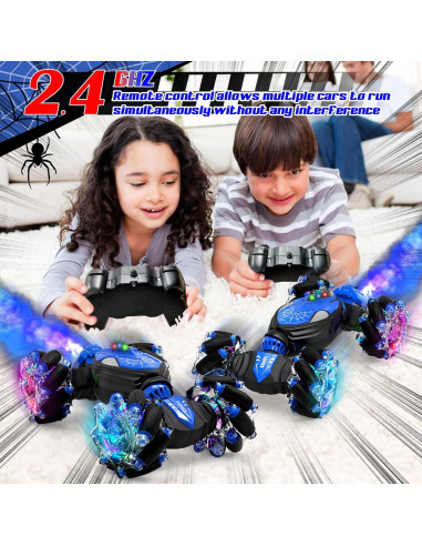 Coche de Control Remoto Acrobático 4WD SHANTOU Azul 25.99cm