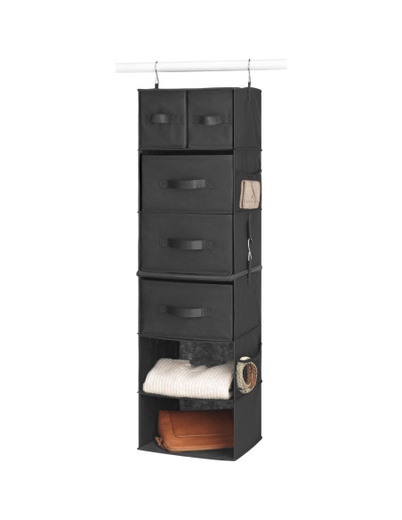 Organizador Colgante Whitmor 5 Secciones Negro 88.9 cm Organizador Colgante Whitmor 5 Secciones Negro 88.9 cm