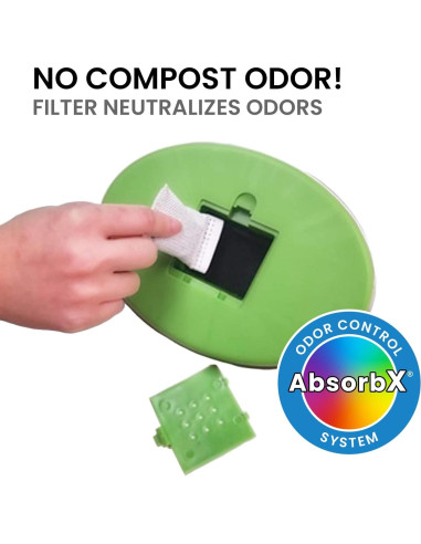 Bote de Compostaje iTouchless de Acero Inoxidable 6L