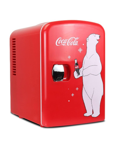 Refrigerador Mini Koolatron Coca Cola Polar 4L Portátil Rojo