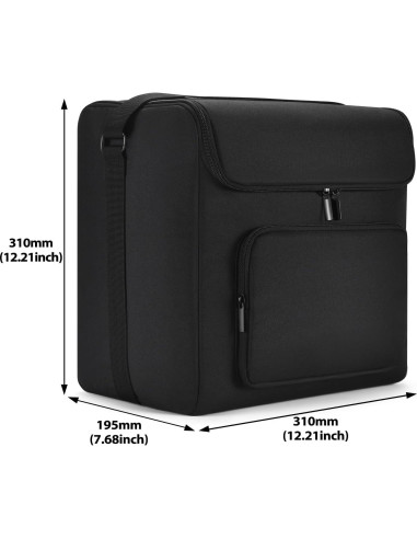Bolsa de viaje Hzycwgone para mini nevera 4L negra