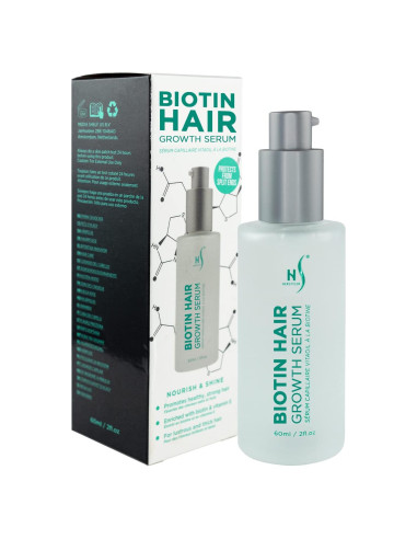 Suero para el cabello Herstyler Biotina 59 ml - Crecimiento y brillo