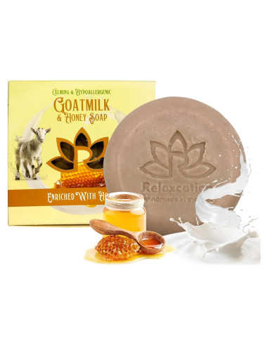 Jabón Natural de Leche de Cabra y Miel Relaxcation 95g