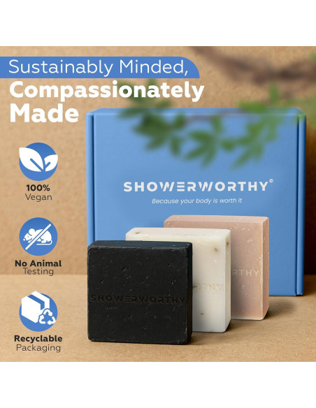 Juego de 8 Jabones Naturales Hechos a Mano Showerworthy - Hidratantes Juego de 8 Jabones Naturales Hechos a Mano Showerworthy - Hidratantes