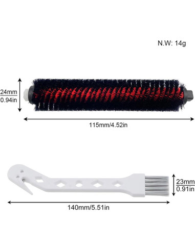 Repuesto Cepillo Aspiradora Roborock S8 Pro Ultra y S7 Max Ultra