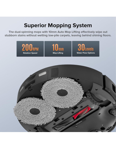 Robot Aspiradora y Mopa Roborock Qrevo Edge S5A 17000 Pa
