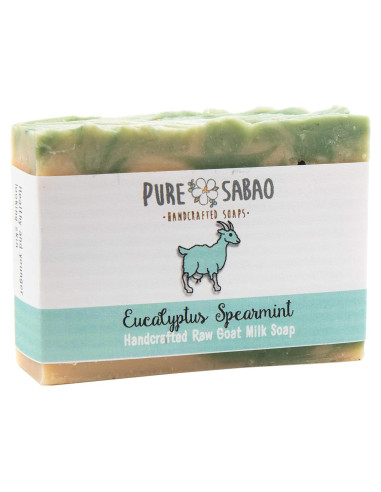 Jabón de Leche de Cabra Eucalipto y Menta PURE SABAO 113g