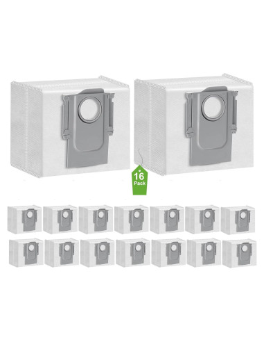16 Bolsas de Repuesto RelaxNest para Aspiradora Roborock Q5/Q7/Q8
