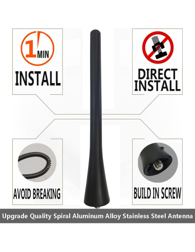 Antena Corta para Honda CRV, Civic y Crosstour - 17.78 cm