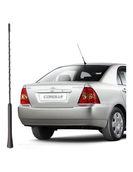 Antena de Caucho Flexible RooFox para Toyota Corolla 2003-2008 Antena de Caucho Flexible RooFox para Toyota Corolla 2003-2008