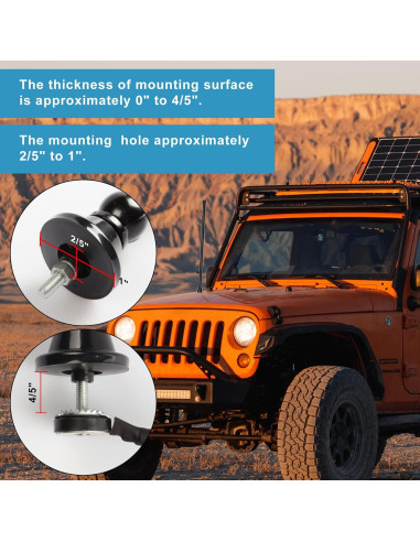 Antena Marina Impermeable AM FM JSZAAHZ 40 cm para Coche