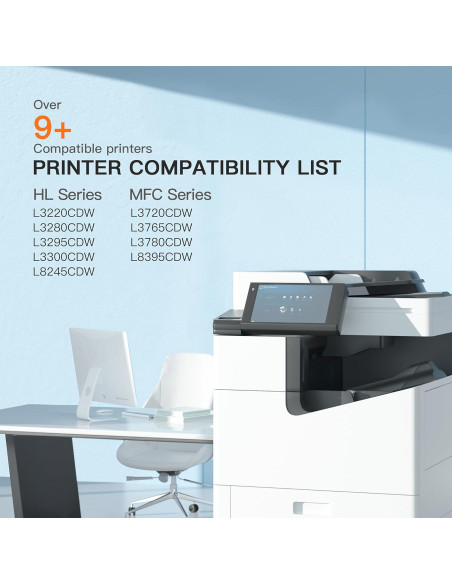 Cartuchos de Tóner E-Z Ink TN229XL Compatibles para Brother