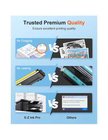 Cartuchos de Tóner E-Z Ink Pro TN221 TN225 para Brother - Paquete de 5