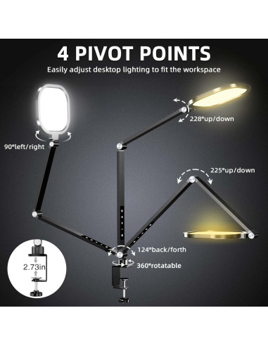 Luz de Conferencia Zoom LitONES 15W Regulable con Control Remoto