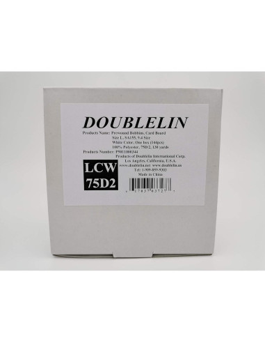 Bobina Preenrollada DOUBLELIN L 144pcs Cartón Blanco 75D/2