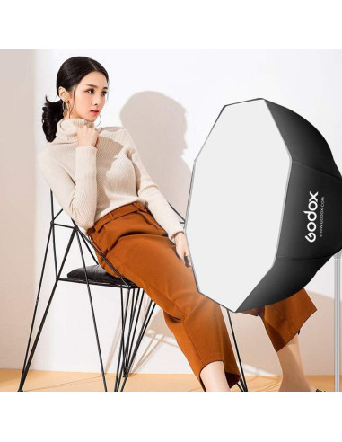 GODOX Softbox Octagonal 80cm Paraguas Portátil para Fotografía