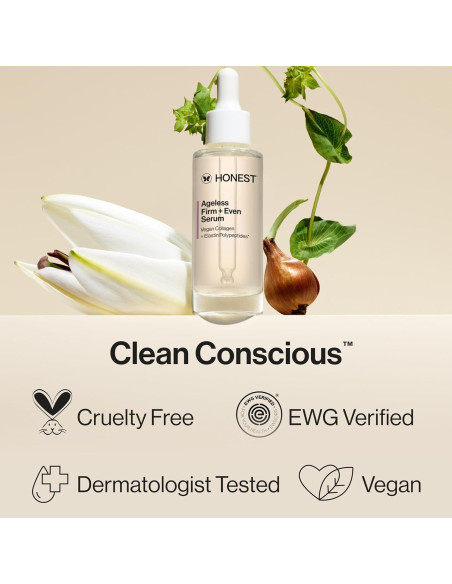 Toallitas Desmaquillantes Faciales Honest Beauty + Suero Ageless 30ml Toallitas Desmaquillantes Faciales Honest Beauty + Suero Ageless 30ml