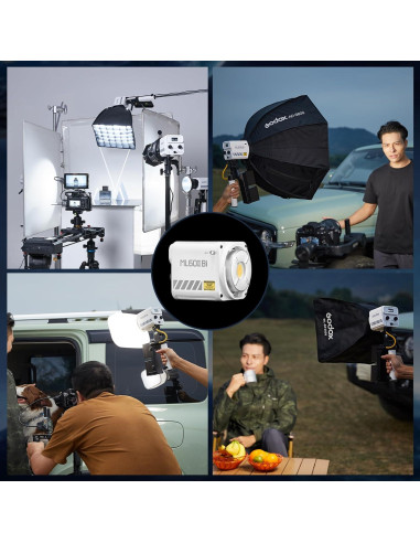Luz de Video LED Godox ML60II Bi 60W 2800-5600K CRI 96+