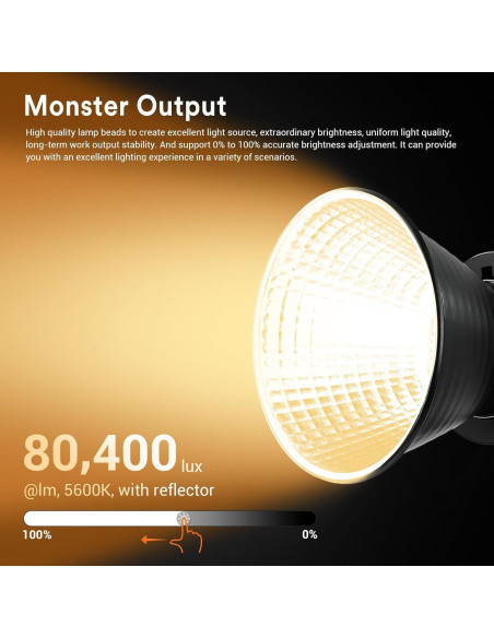 Godox SL150IIIBi Luz LED Bi-Color 160W 2800-6500K CRI 96+ Godox SL150IIIBi Luz LED Bi-Color 160W 2800-6500K CRI 96+