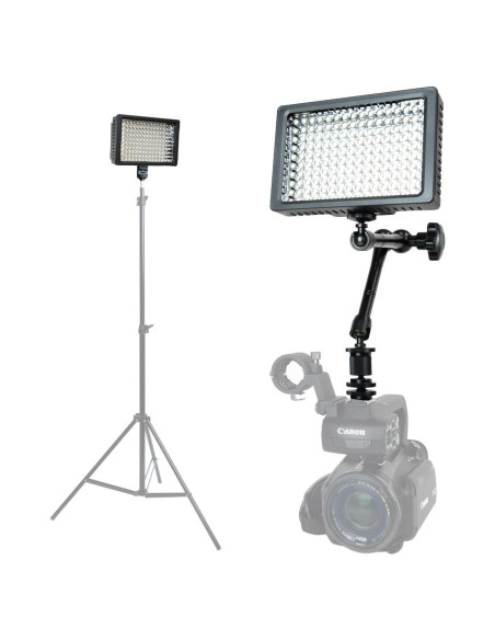 Panel de Luz LED Profesional Foto&Tech 160 Regulable 5400K Panel de Luz LED Profesional Foto&Tech 160 Regulable 5400K