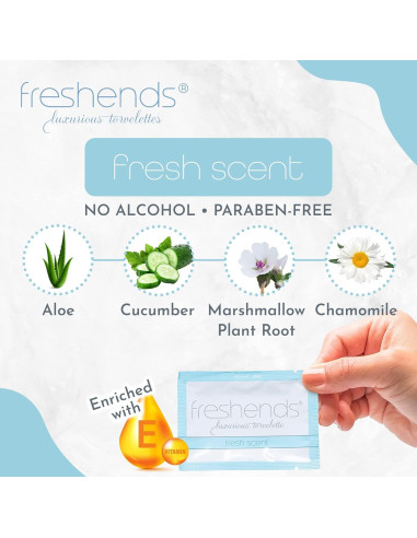 Toallitas Húmedas Desechables Freshends - Paquete de 368 Unidades