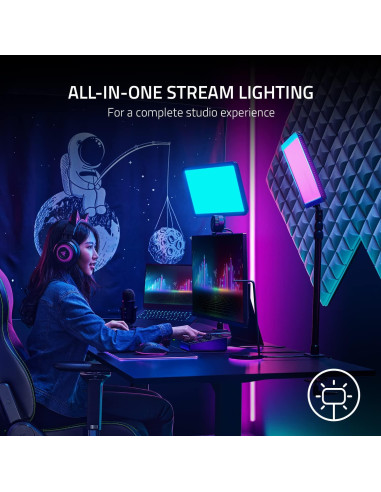 Razer Key Light Chroma - Luz RGB 2800 lúmenes para streaming