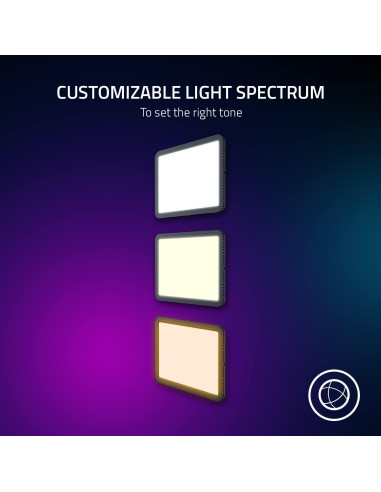 Razer Key Light Chroma - Luz RGB 2800 lúmenes para streaming
