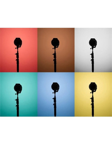 Calcetín Difusor de Luz Leadigol 7" (18cm) Tela Suave 6 Colores