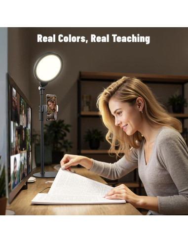 Anillo de Luz LUXSURE para Videoconferencias 2700-6500K