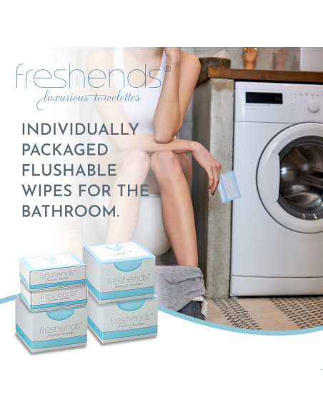 Toallitas Desechables de Lujo Freshends - 135 Unidades Toallitas Desechables de Lujo Freshends - 135 Unidades