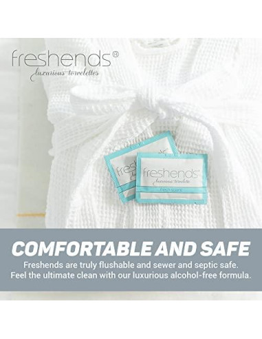Toallitas Desechables de Lujo Freshends - 135 Unidades